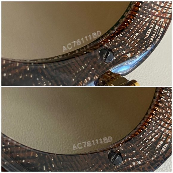 Authentic CHANEL Brown Lenses Lace Acetate Gold Temple Gradient Tint Sunglasses - Picture 10 of 12